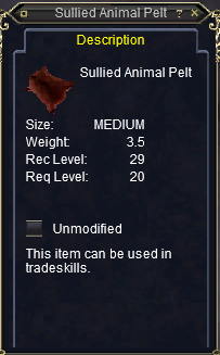 Sullied Animal Pelt